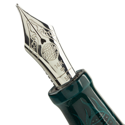 Nakaya Portable Writer Ascending Dragon Ao-tamenuri - nibs.com