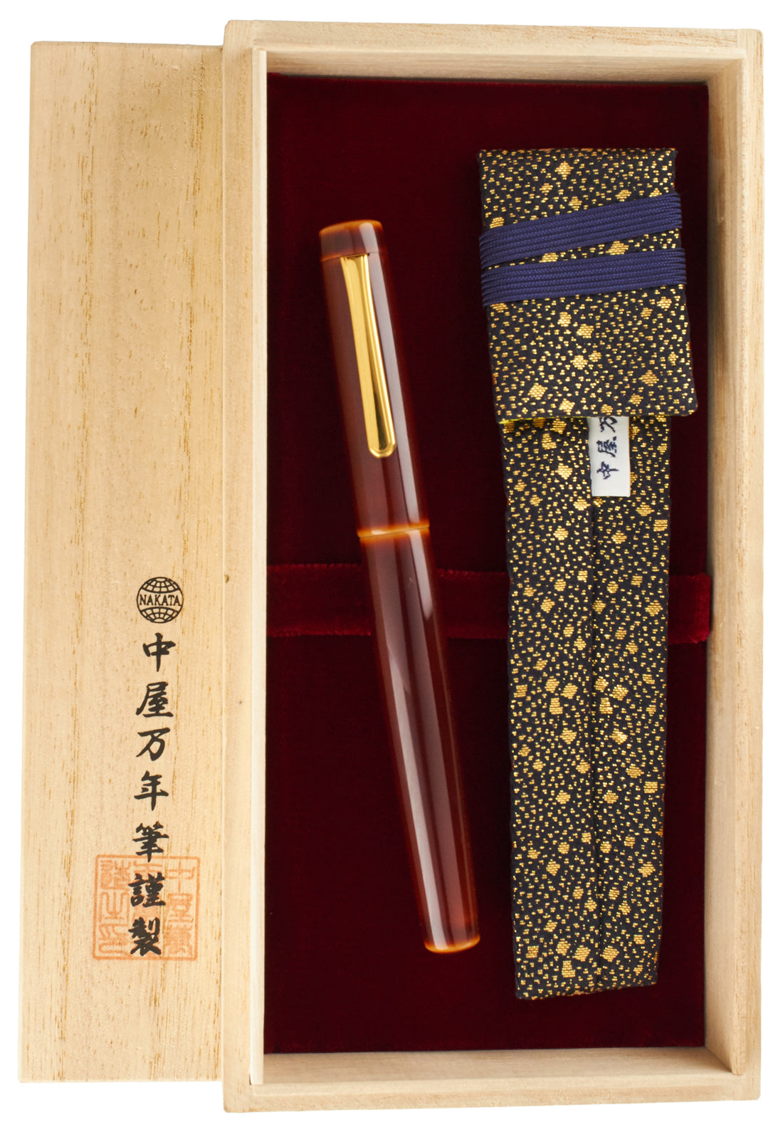 Nakaya Neo Standard Ballpen Toki-tamenuri Gold - nibs.com