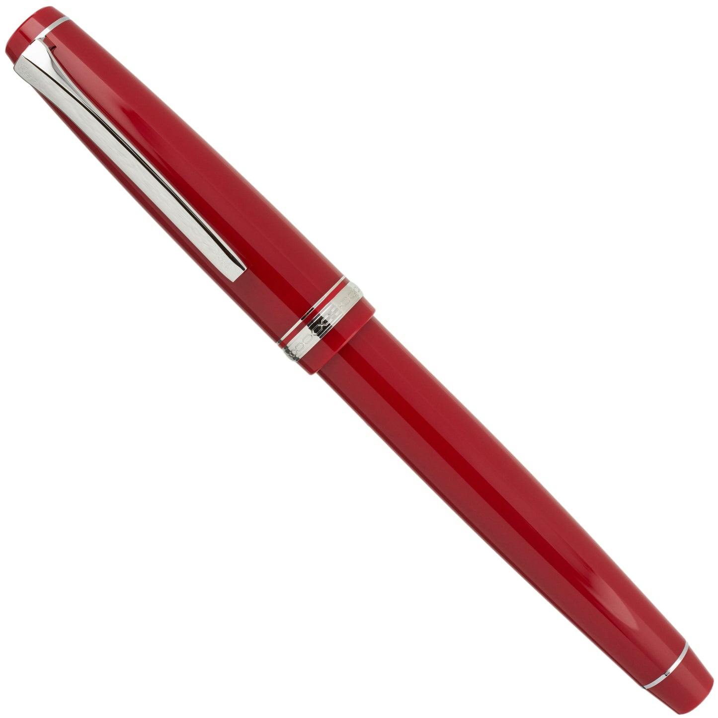 Pilot Falcon Resin Red Rhodium - nibs.com