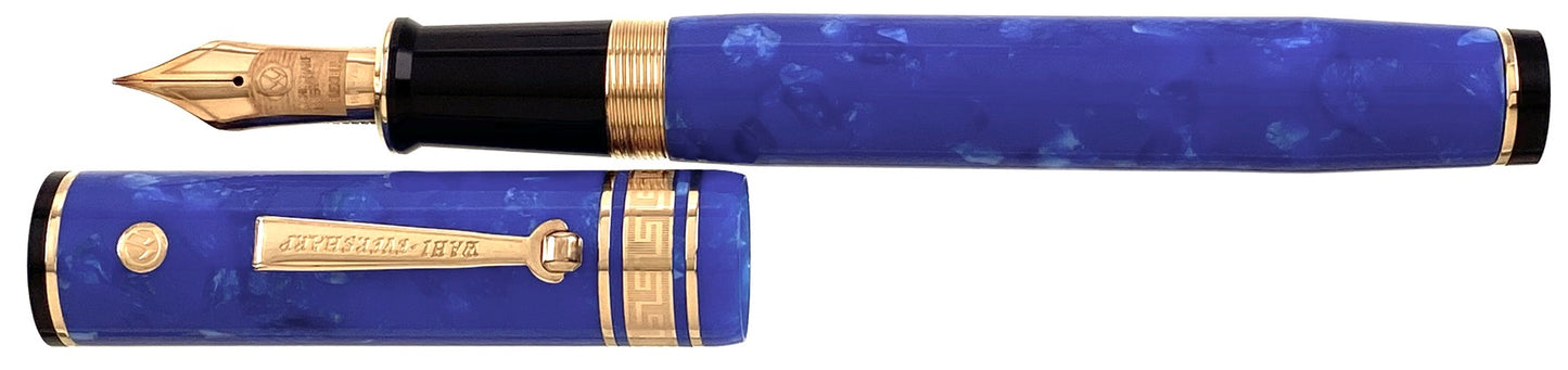 Wahl Eversharp Decoband Blue Amalfi Gold - nibs.com