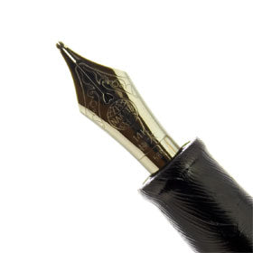 Nakaya Piccolo Cigar Blue Wave Painting - nibs.com