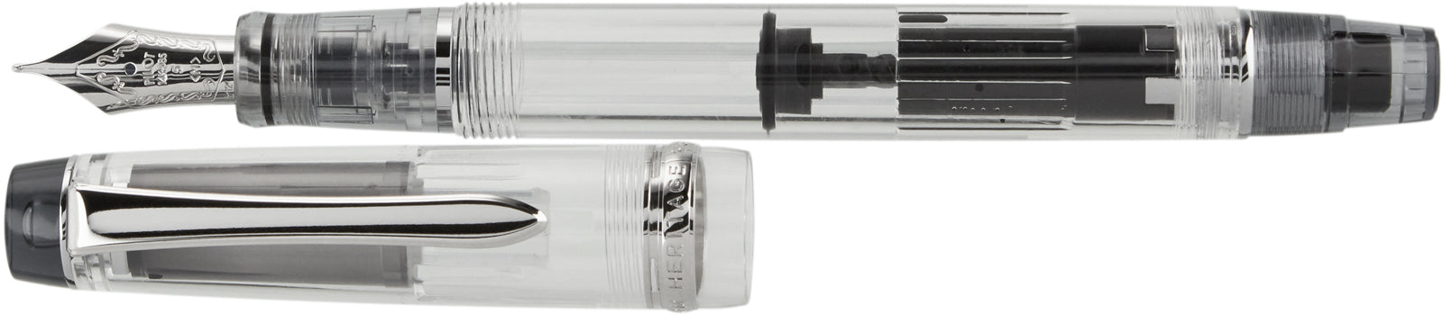 Pilot Custom Heritage 92 Clear Demonstrator - nibs.com