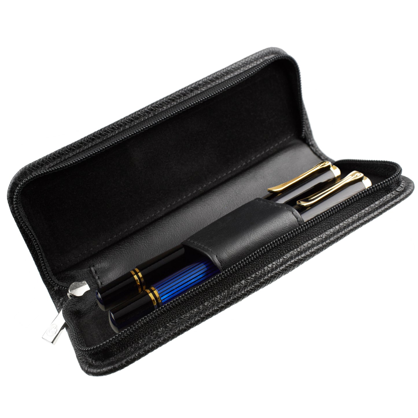Pelikan Grained Leather Pen Case - nibs.com