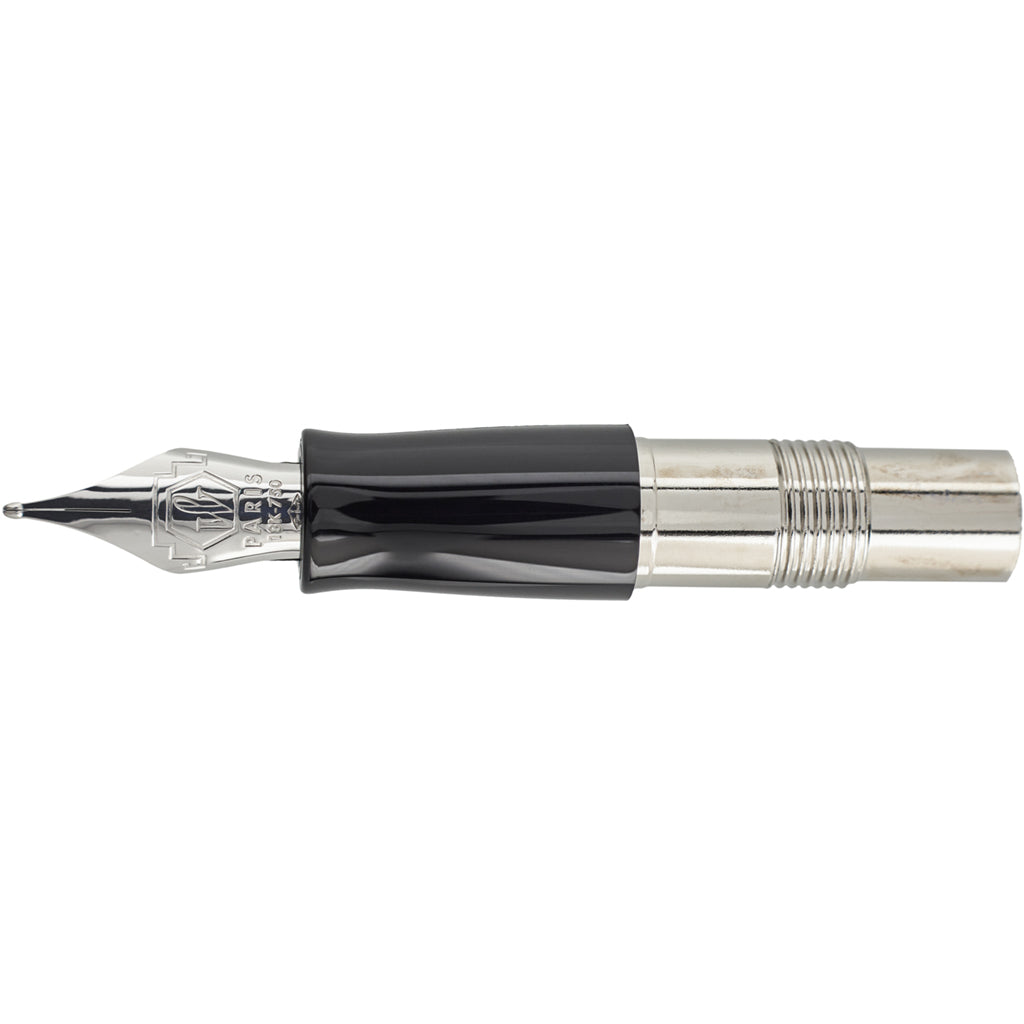 Waterman Charleston Nib Unit 18K Rhodium - nibs.com
