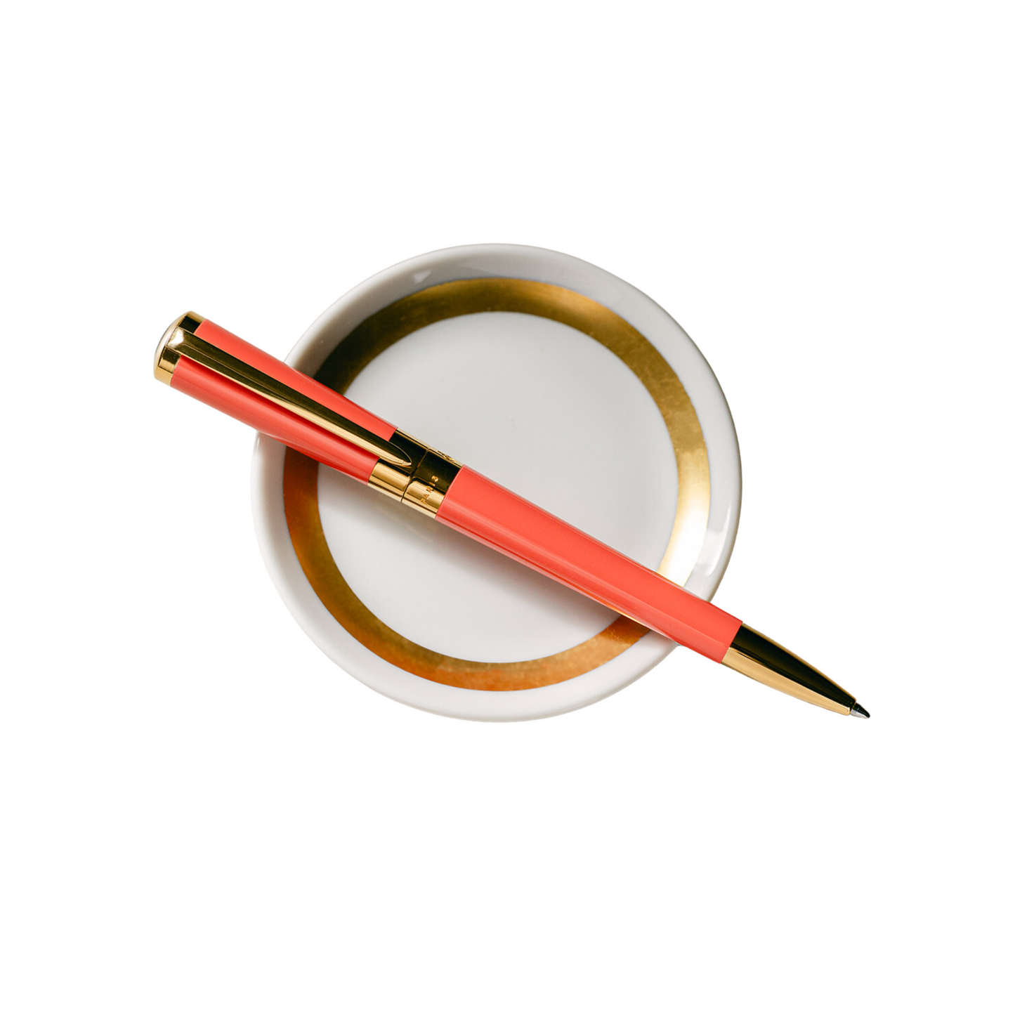 S.T. Dupont Liberte Ballpoint Coral and Gold - Ballpoint