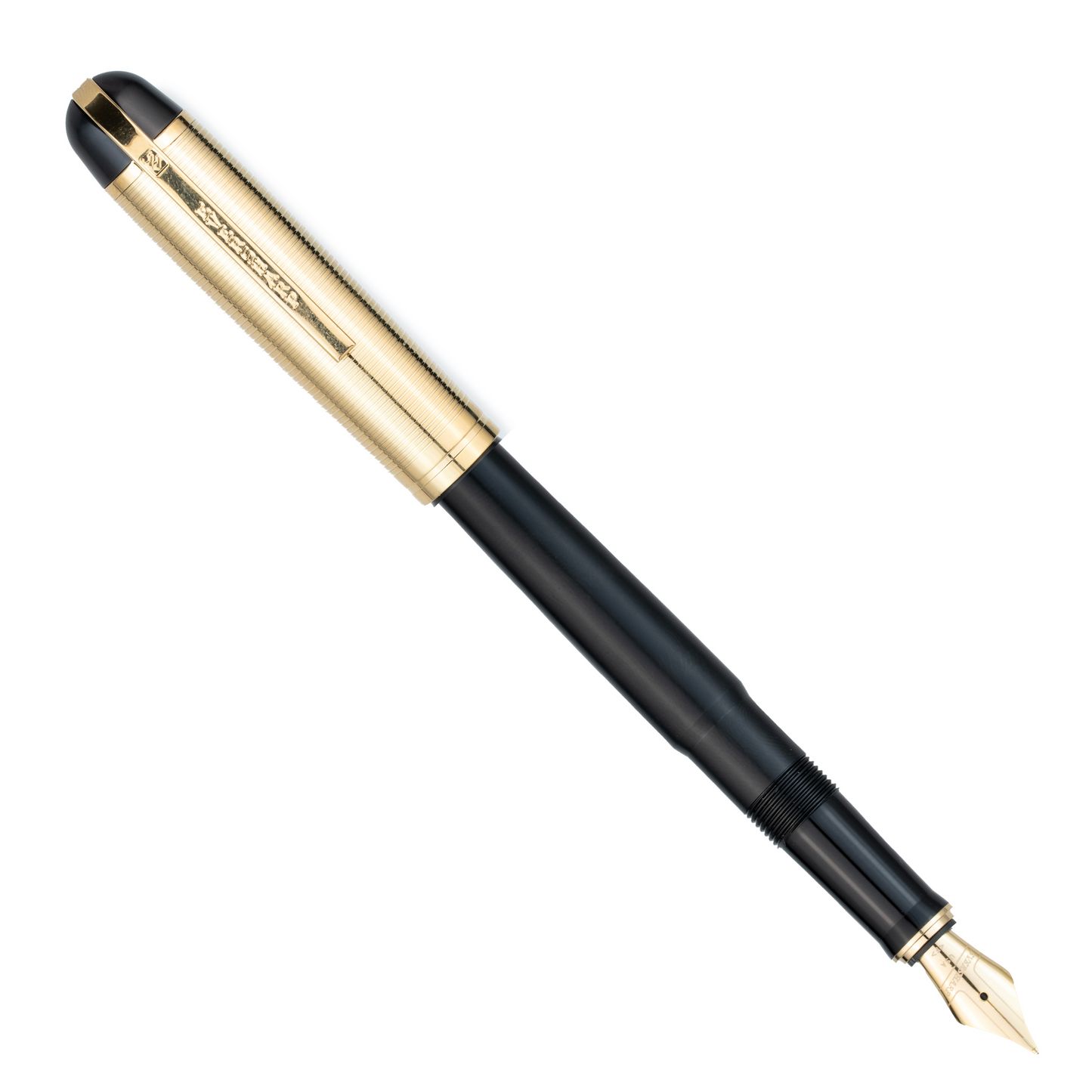 Wahl-Eversharp Skyline Black Presentation Gold Cap - Fountain Pen