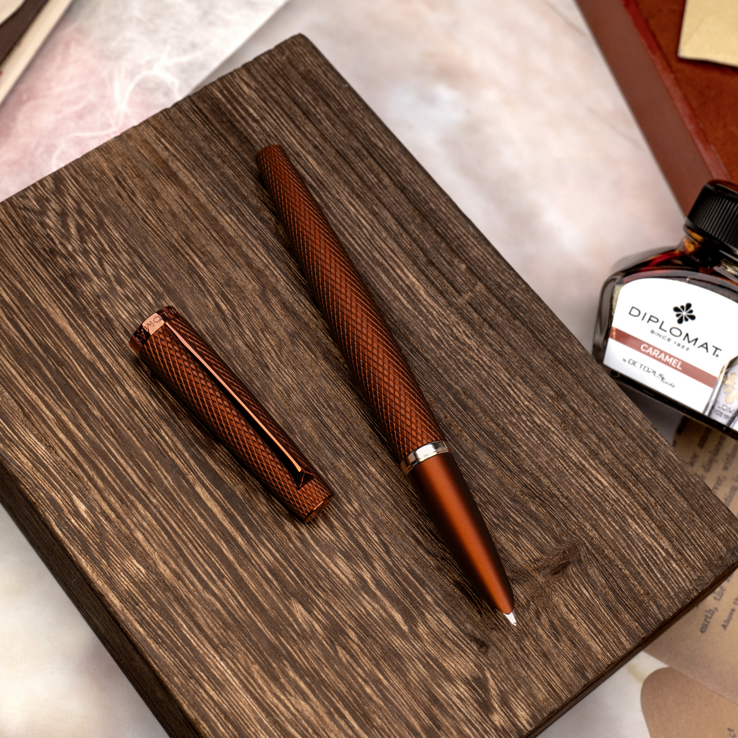 Diplomat Viper Brown Fountain Pen