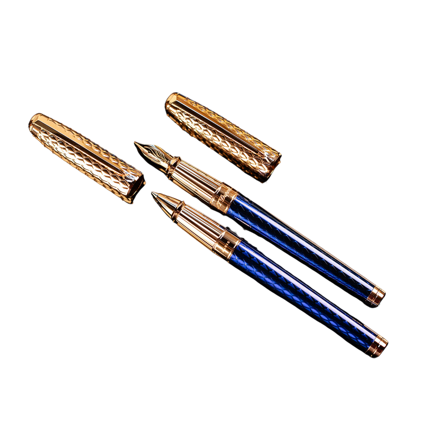 S.T. Dupont Line D Eternity Blue & Rose Gold