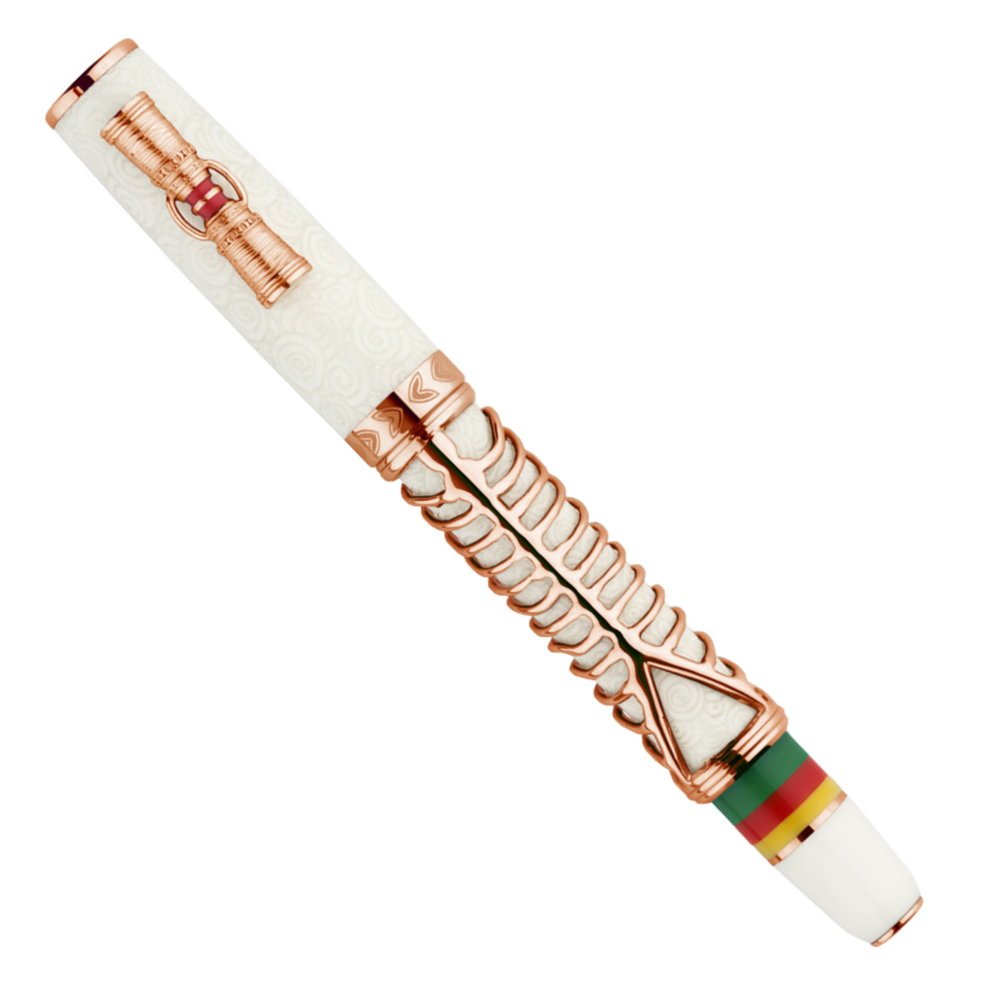 Delta Indigenous People Simbu Rose Vermeil Gold Trim Fountain Pen L.E.