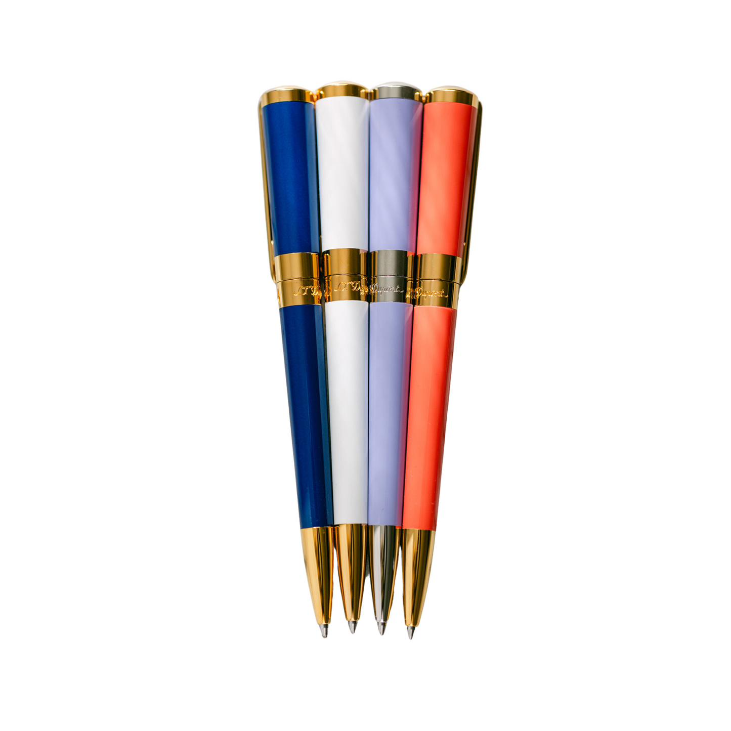 S.T. Dupont Liberte Ballpoint Coral and Gold - Ballpoint