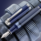 Pelikan Souveran M815 Metal Striped Blue Fountain Pen