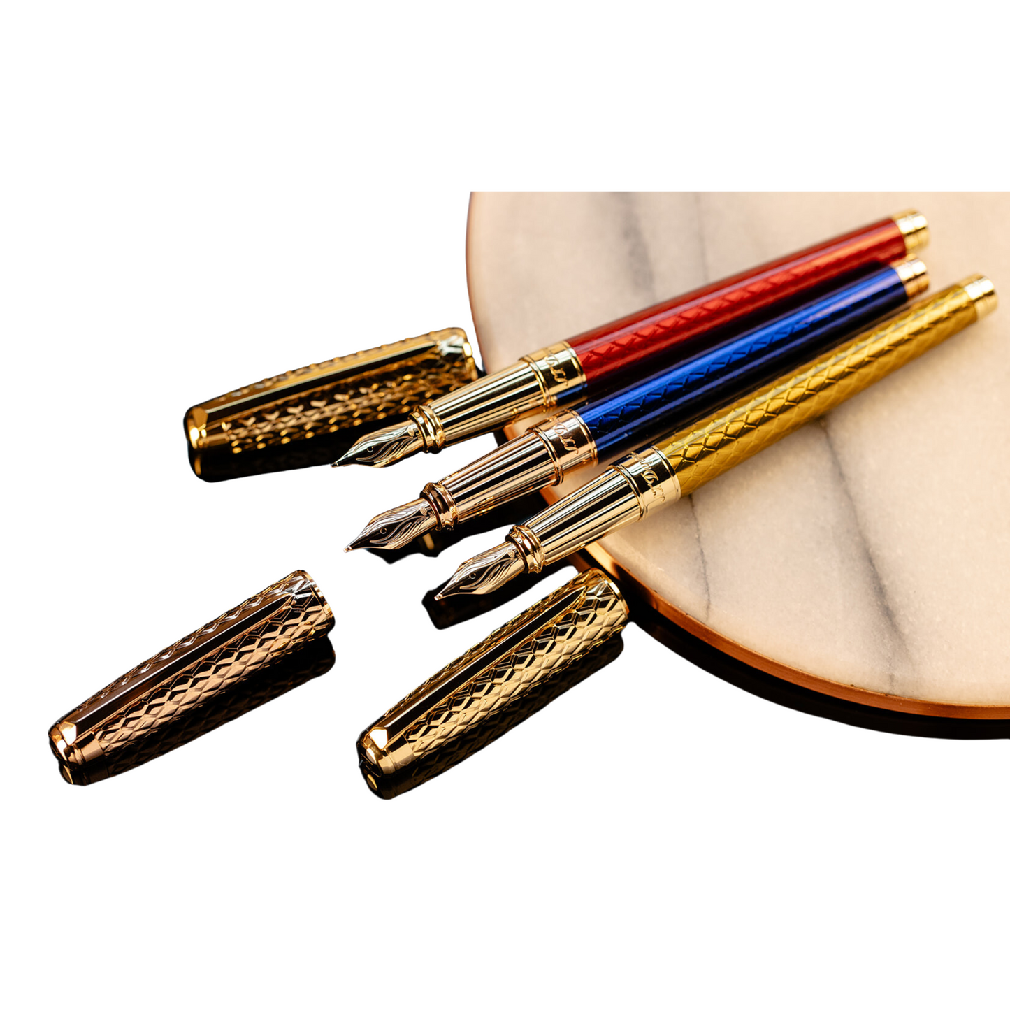 S.T. Dupont Line D Eternity Blue & Rose Gold