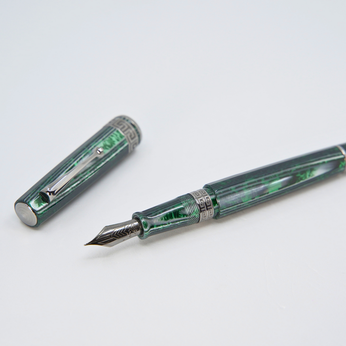 OMAS Paragon Arco Green Fountain Pen (Nibs.com 28th Anniversary)