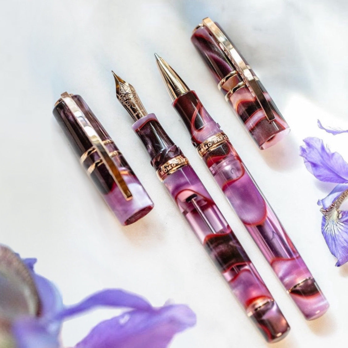 Visconti Homo Sapiens Iris Garden Limited Edition - Fountain Pen