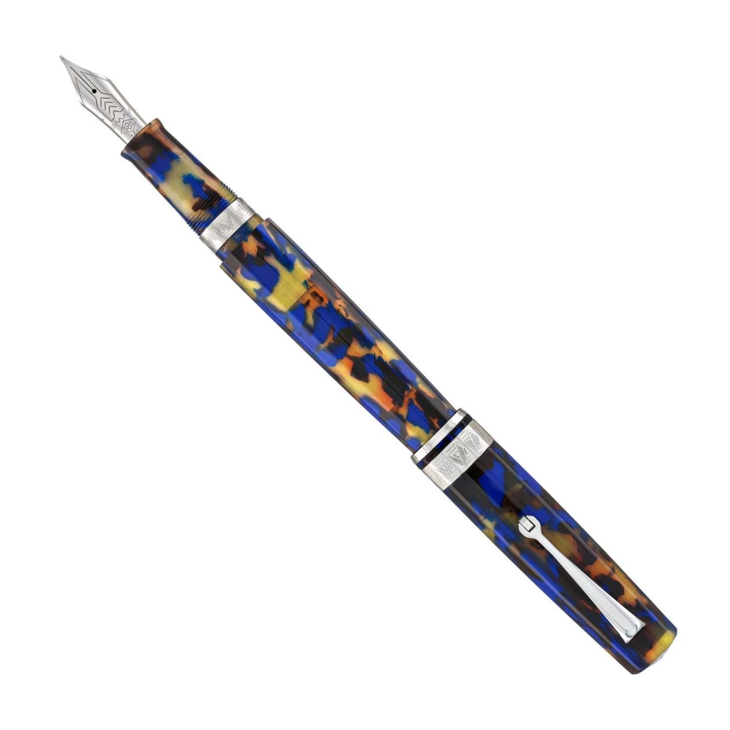 OMAS Paragon Blue Lucens Silver Limited Edition