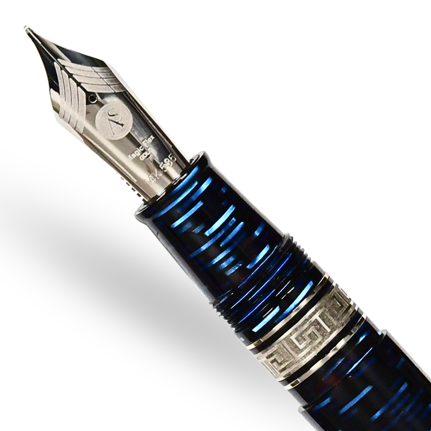 ASC Bologna Extra Blue "Wall Street" Skyscraper  Limited Edition Fountain Pen Collection