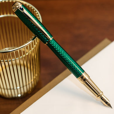 S.T. Dupont Line D Large Firehead Guilloché Emerald – Nibs.com