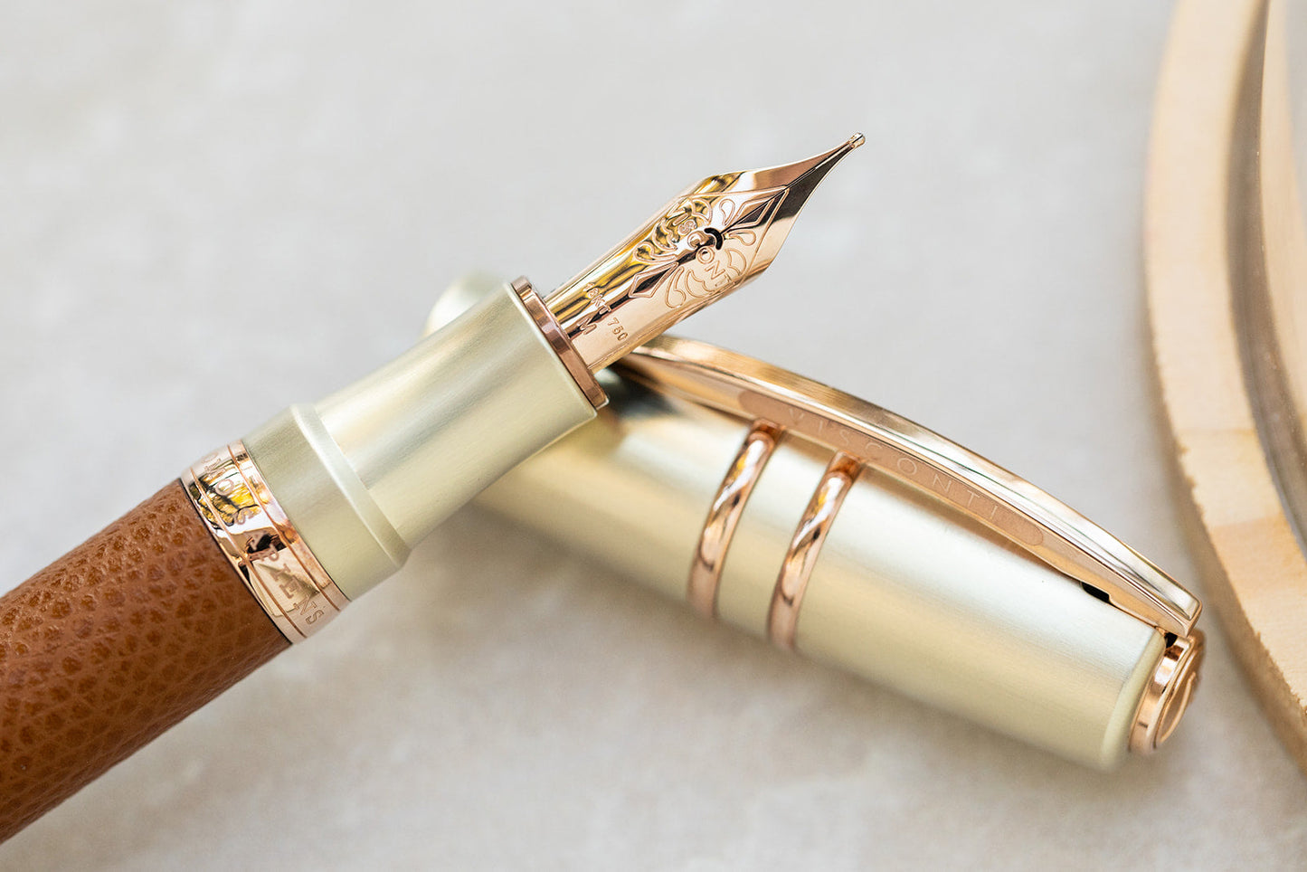 Visconti Homo Sapiens Dual Touch Cognac - Fountain Pen