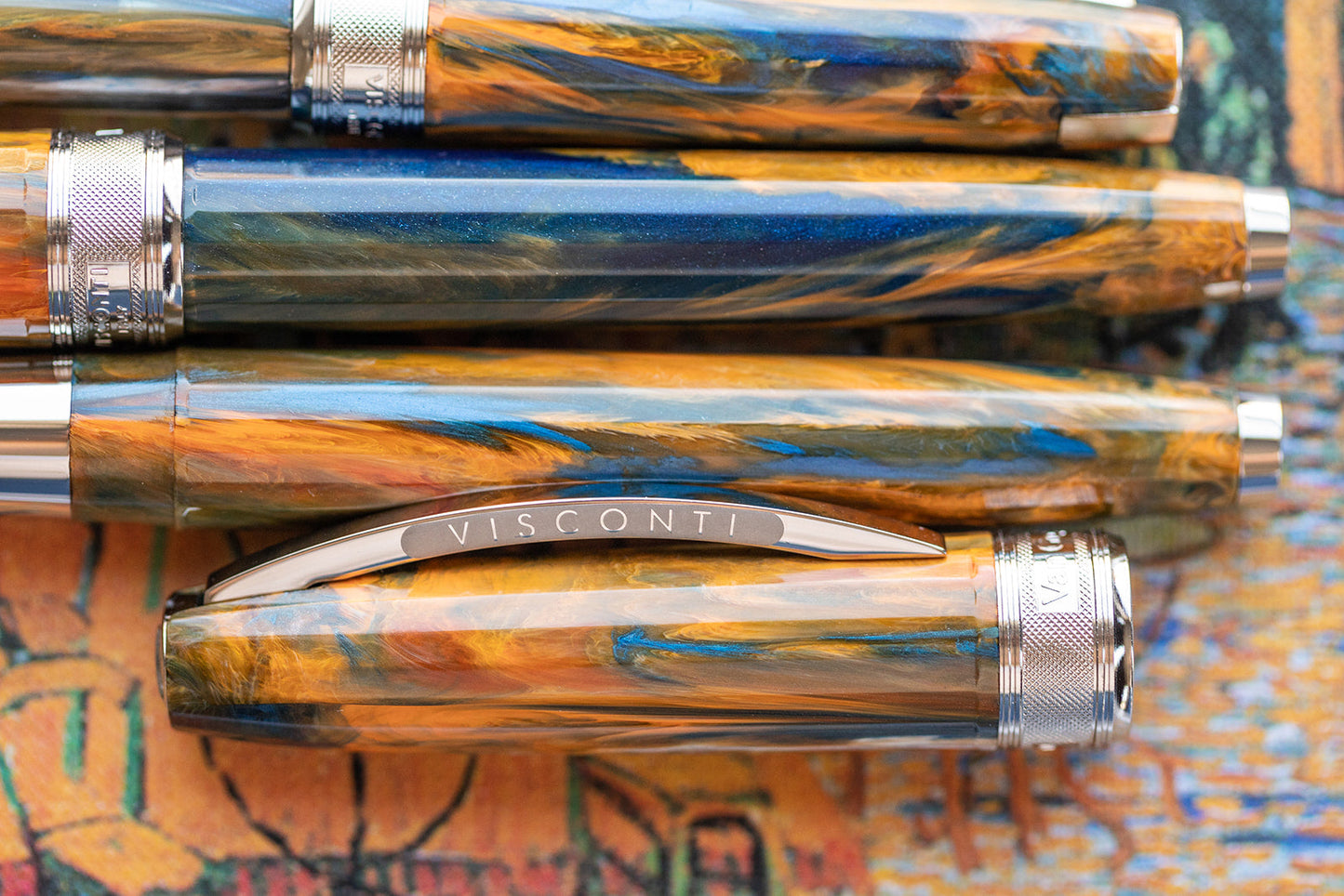 Visconti Van Gogh Impressionist Café Terrace at Night - Fountain Pen