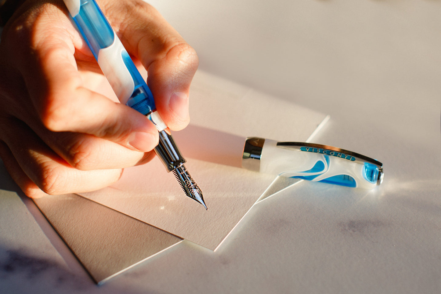 Visconti Opera Master Antarctica w/Palladium Trim - Fountain Pen