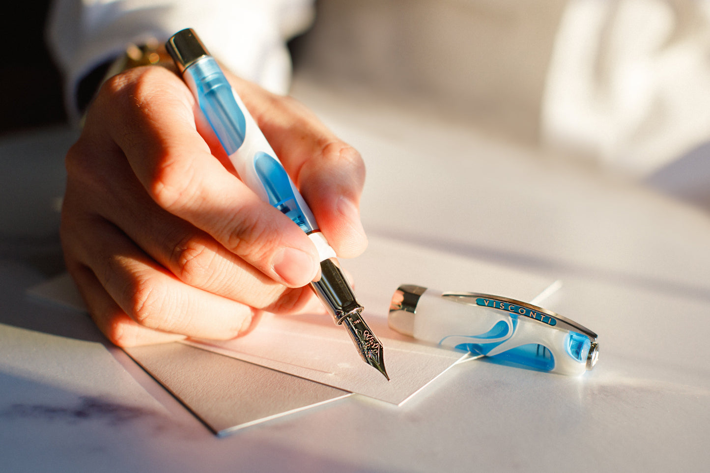 Visconti Opera Master Antarctica w/Palladium Trim - Fountain Pen