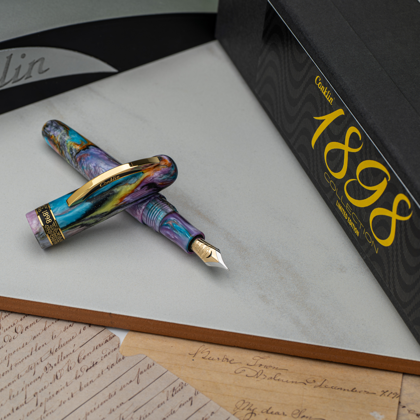 Conklin 1898 Primary Manipulation 4.5 Fountain Pen Collection