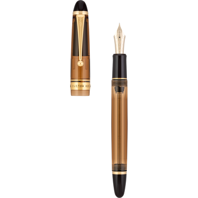 Pilot Custom 823 Amber - Fountain Pen – Nibs.com