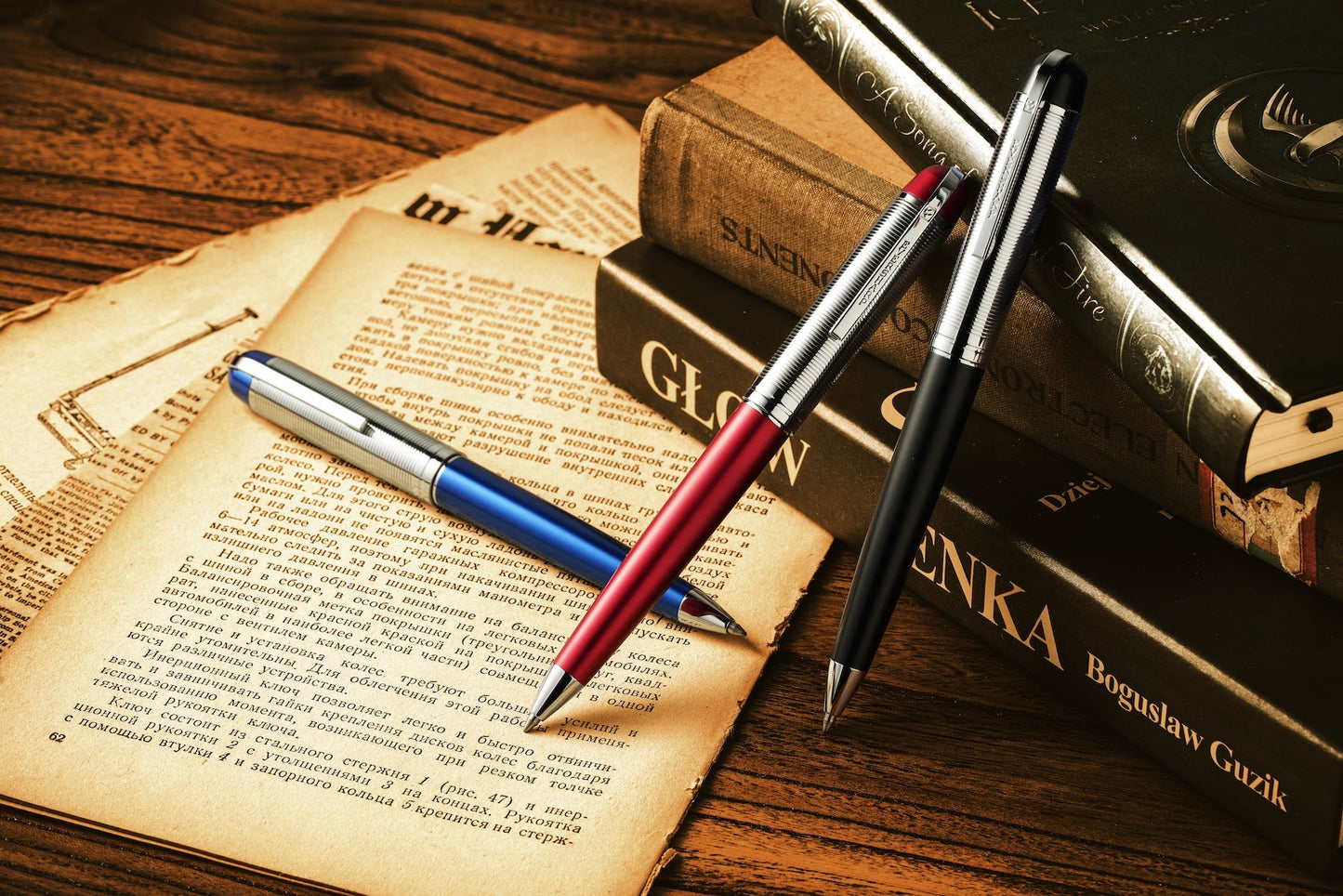 Wahl-Eversharp Skyline Black Presentation Gold Cap - Fountain Pen