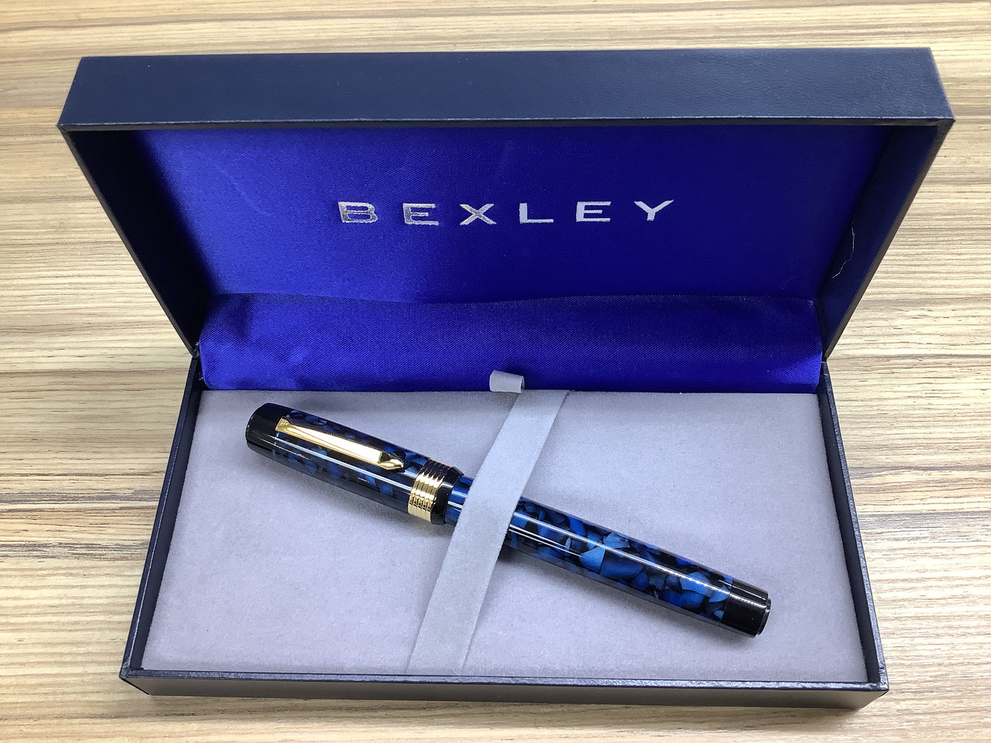 Bexley Patriarch Collection Blue Gold Nib - Fountain Pen