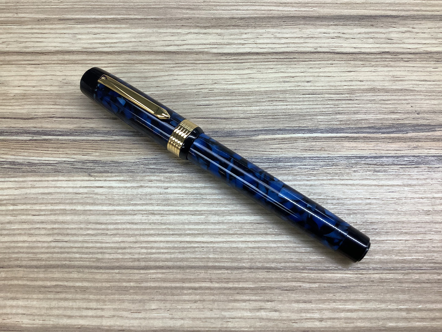 Bexley Patriarch Collection Blue Gold Nib - Fountain Pen
