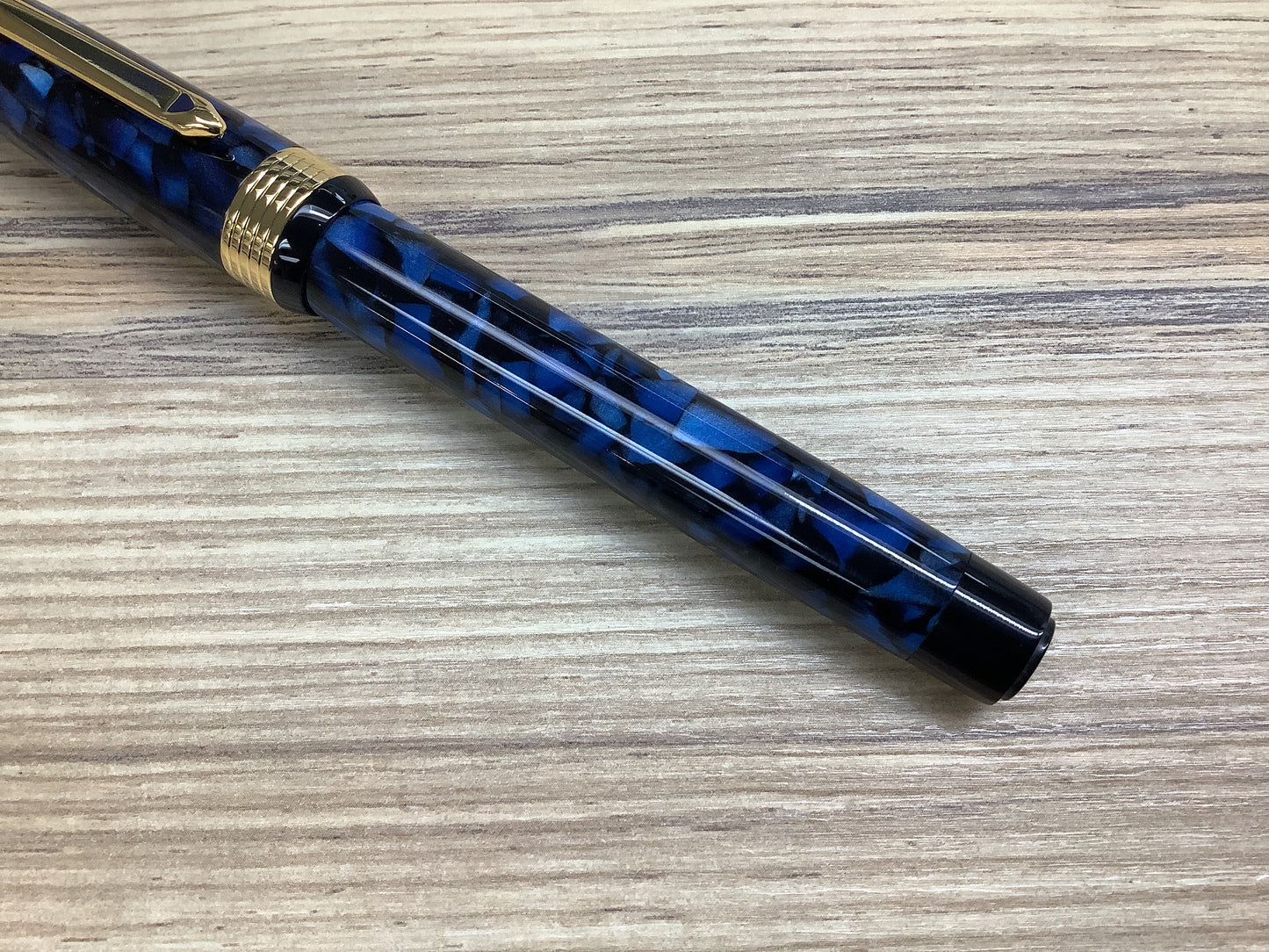 Bexley Patriarch Collection Blue Gold Nib - Fountain Pen