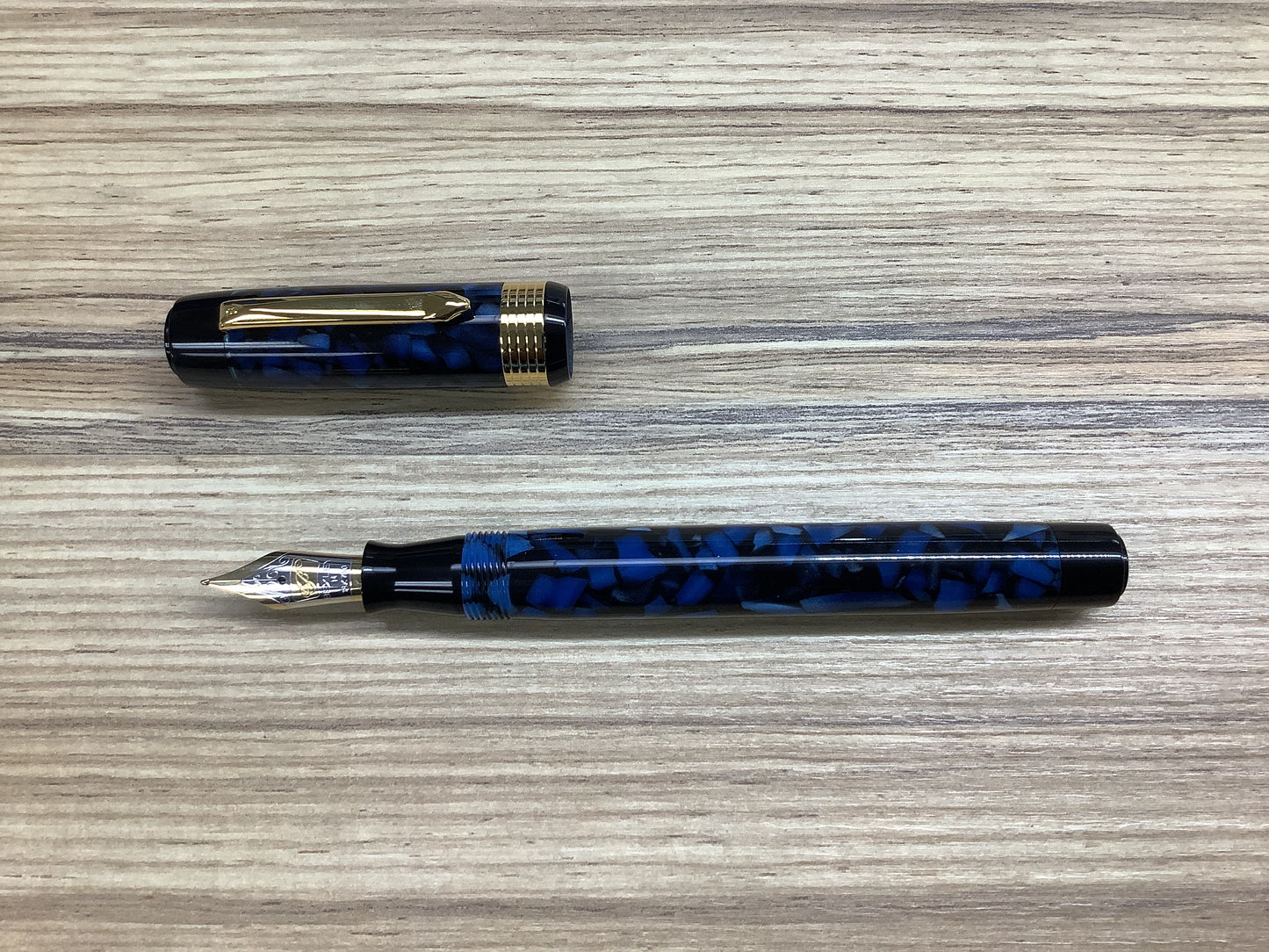 Bexley Patriarch Collection Blue Gold Nib - Fountain Pen