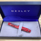 Bexley Tuck-Away Collection Red Pearl Gold Nib - Fountain Pen