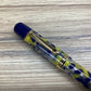 Bexley Blue and Yellow Marble - Rollerball Pen