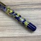Bexley Blue and Yellow Marble - Rollerball Pen