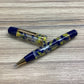 Bexley Blue and Yellow Marble - Rollerball Pen