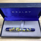 Bexley Blue and Yellow Marble - Rollerball Pen