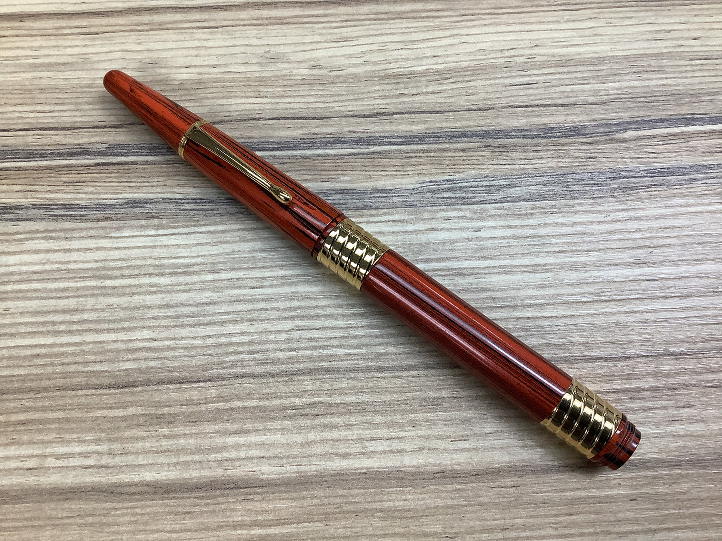 Pen Collectors of America 2001 Limited Edition Redwood Two Tone 18k Gold Nib - Fountain Pen