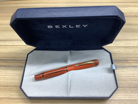 Bexley Redwood Ebonite Two Tone 18k Gold Nib - Fountain Pen
