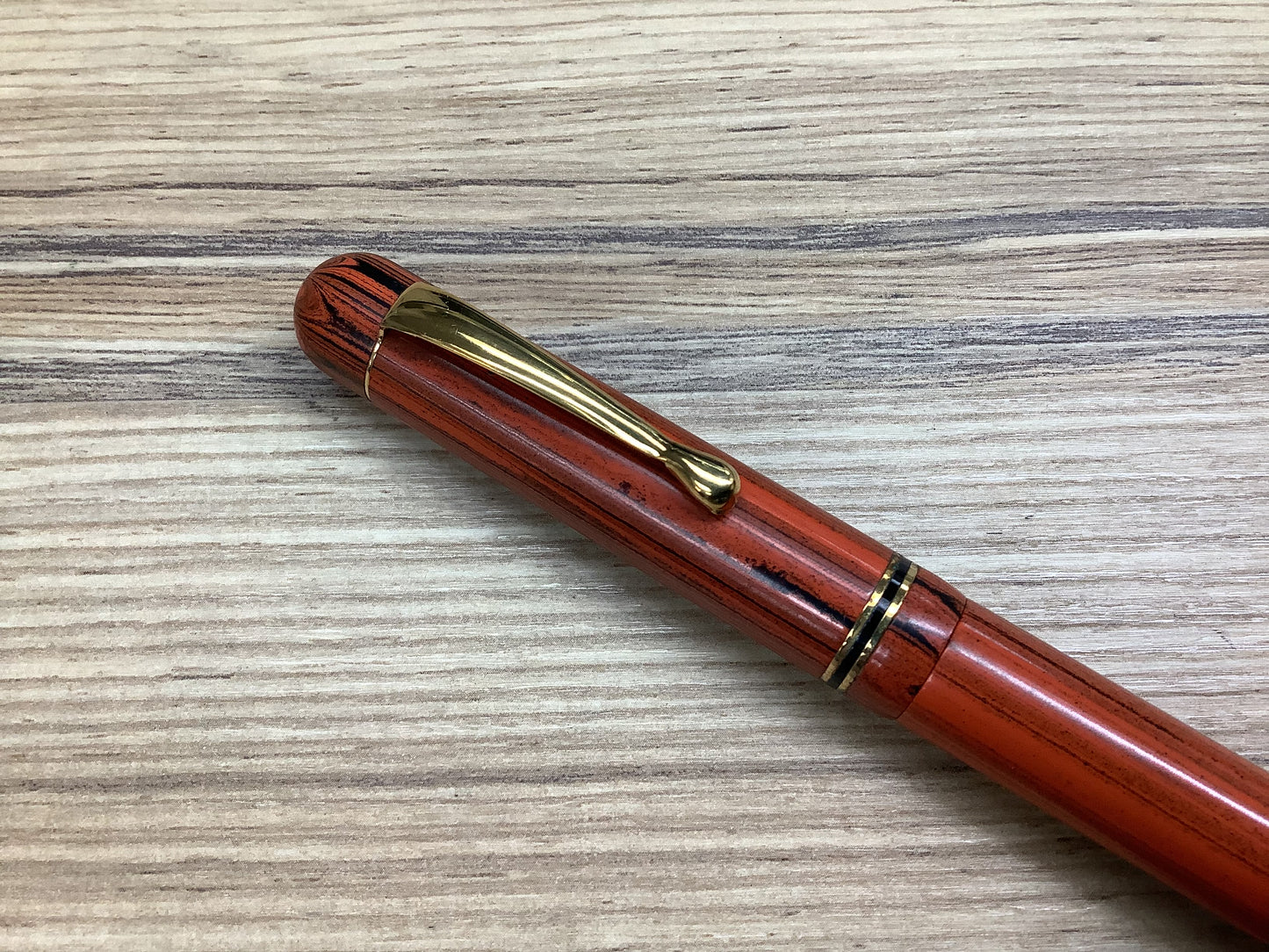 Bexley Redwood Ebonite Two Tone 18k Gold Nib - Fountain Pen