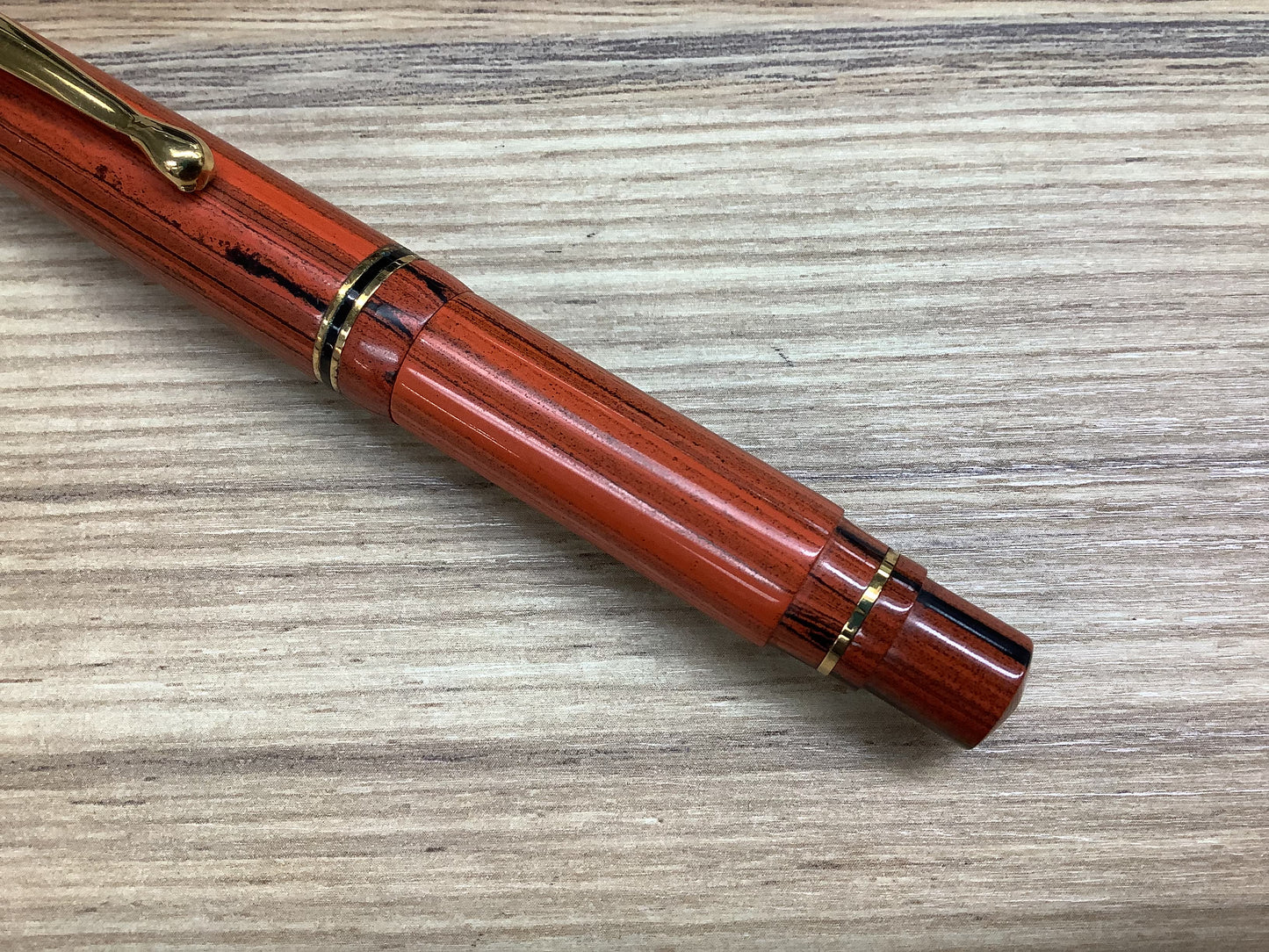 Bexley Redwood Ebonite Two Tone 18k Gold Nib - Fountain Pen