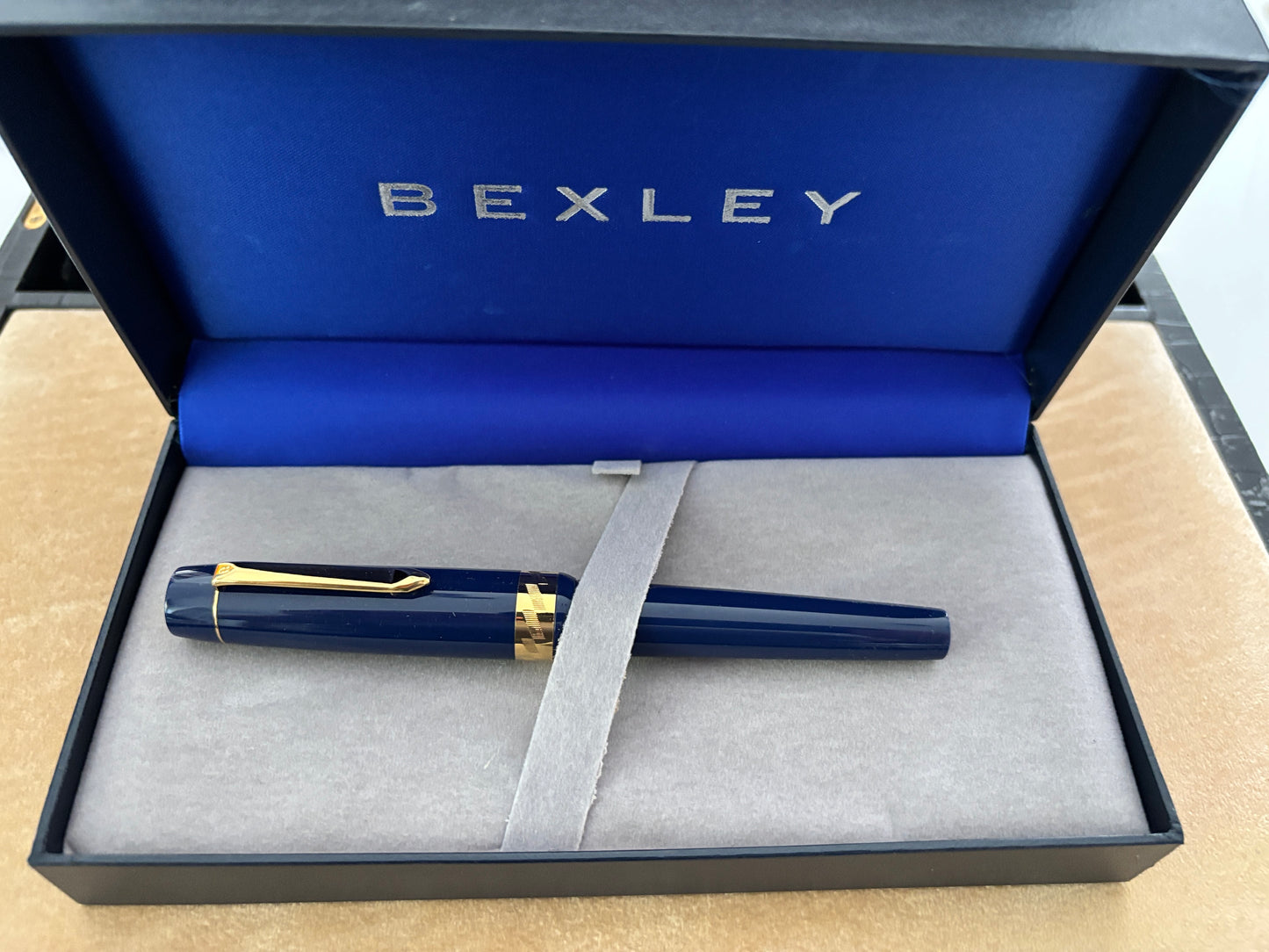 Bexley Armed Services Marines Dark Blue Steel Nib - Fountain Pen