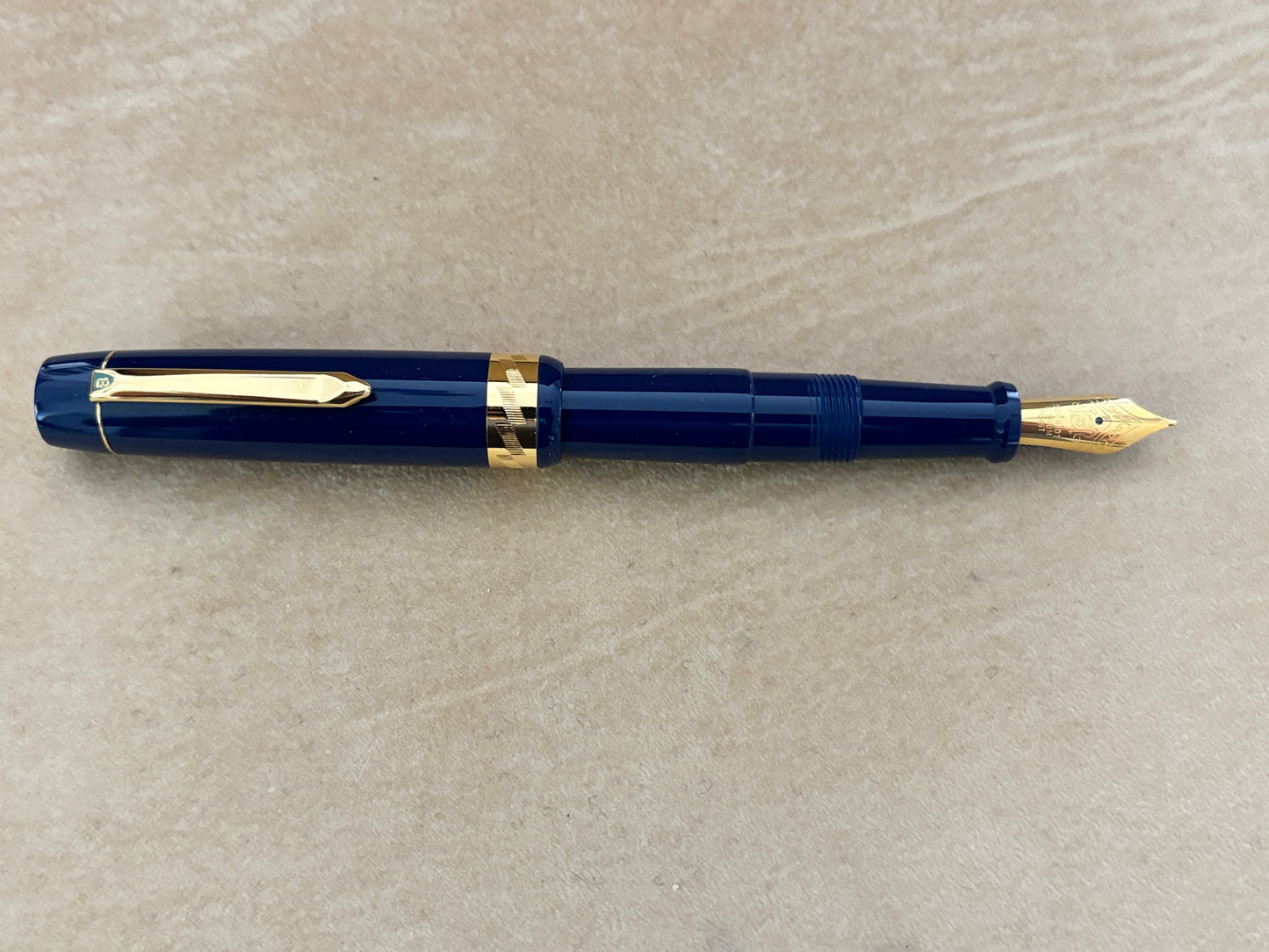 Bexley Armed Services Marines Dark Blue Steel Nib - Fountain Pen