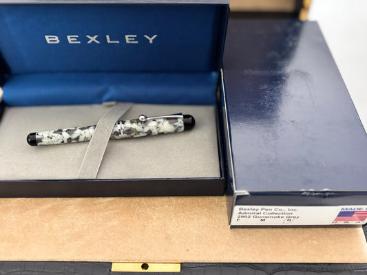 Bexley Admiral Collection Gunsmoke Grey Steel Nib - Fountain Pen