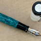 Bexley Deluxe Green Jade with Clear Demo Cap 18k Gold Nib - Fountain Pen