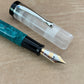 Bexley Deluxe Green Jade with Clear Demo Cap 18k Gold Nib - Fountain Pen