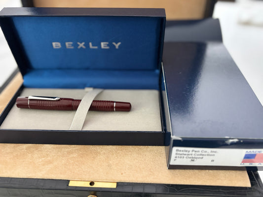 Bexley Stalwart Collection Oxblood Steel Nib - Fountain Pen