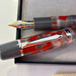 Bexley Poseidon Red Rhodium Trim (Circa 2014) - Fountain Pen