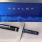 Bexley The Ohio Cities Batavia Blue Velvet Rhodium Trim (Circa 2008) - Fountain Pen