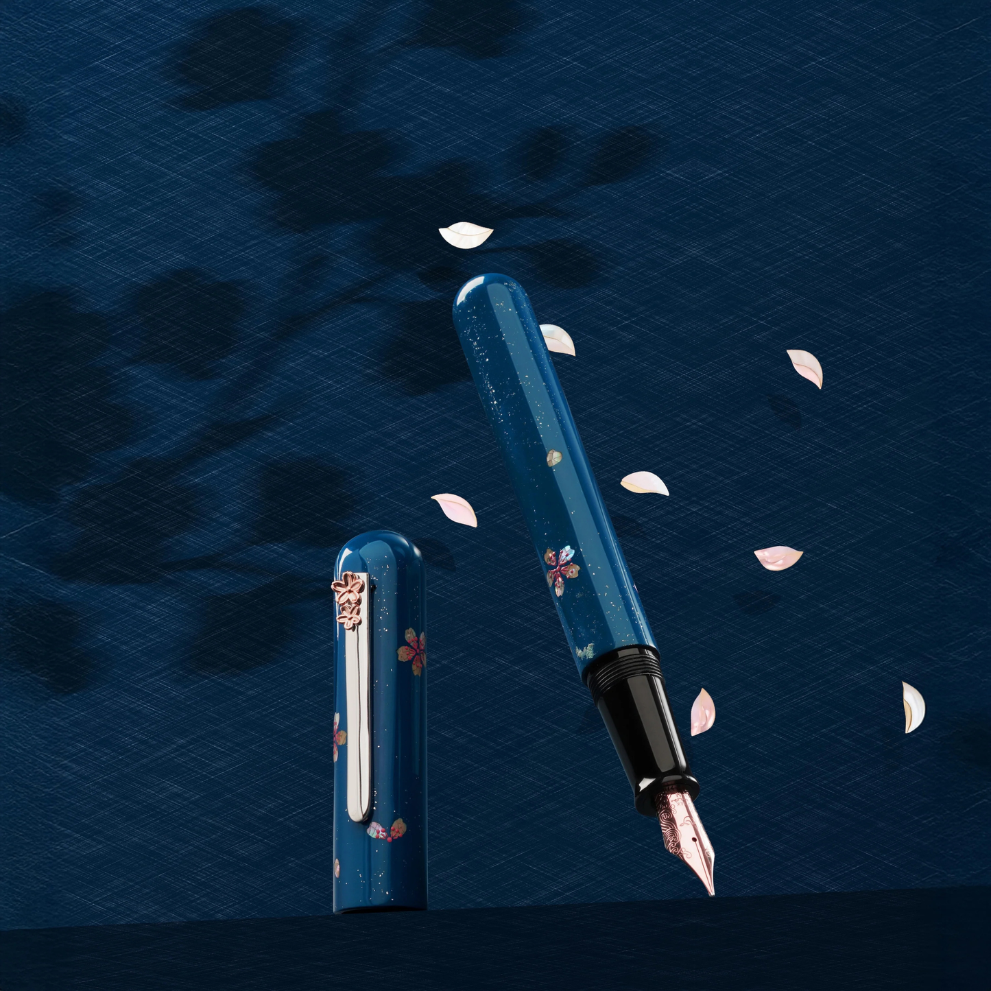 Ikkaku by Nahvalur Cherry Blossom Urushi Fountain Pen Collection